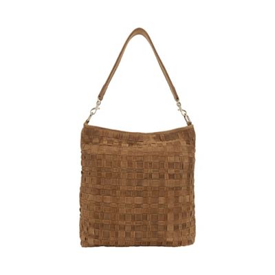 Weave Suede Tote